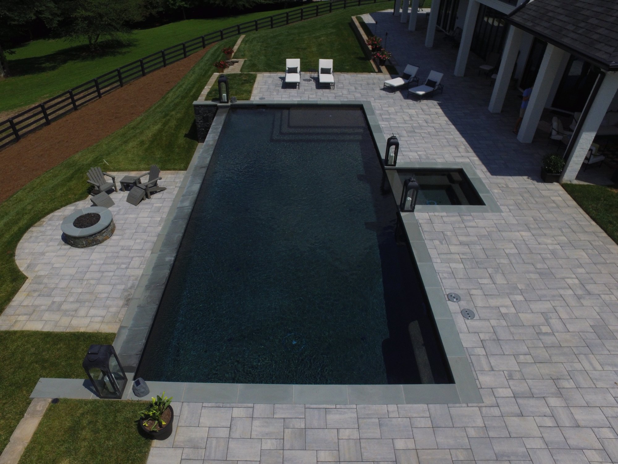 Black Onyx PebbleSheen pool finish