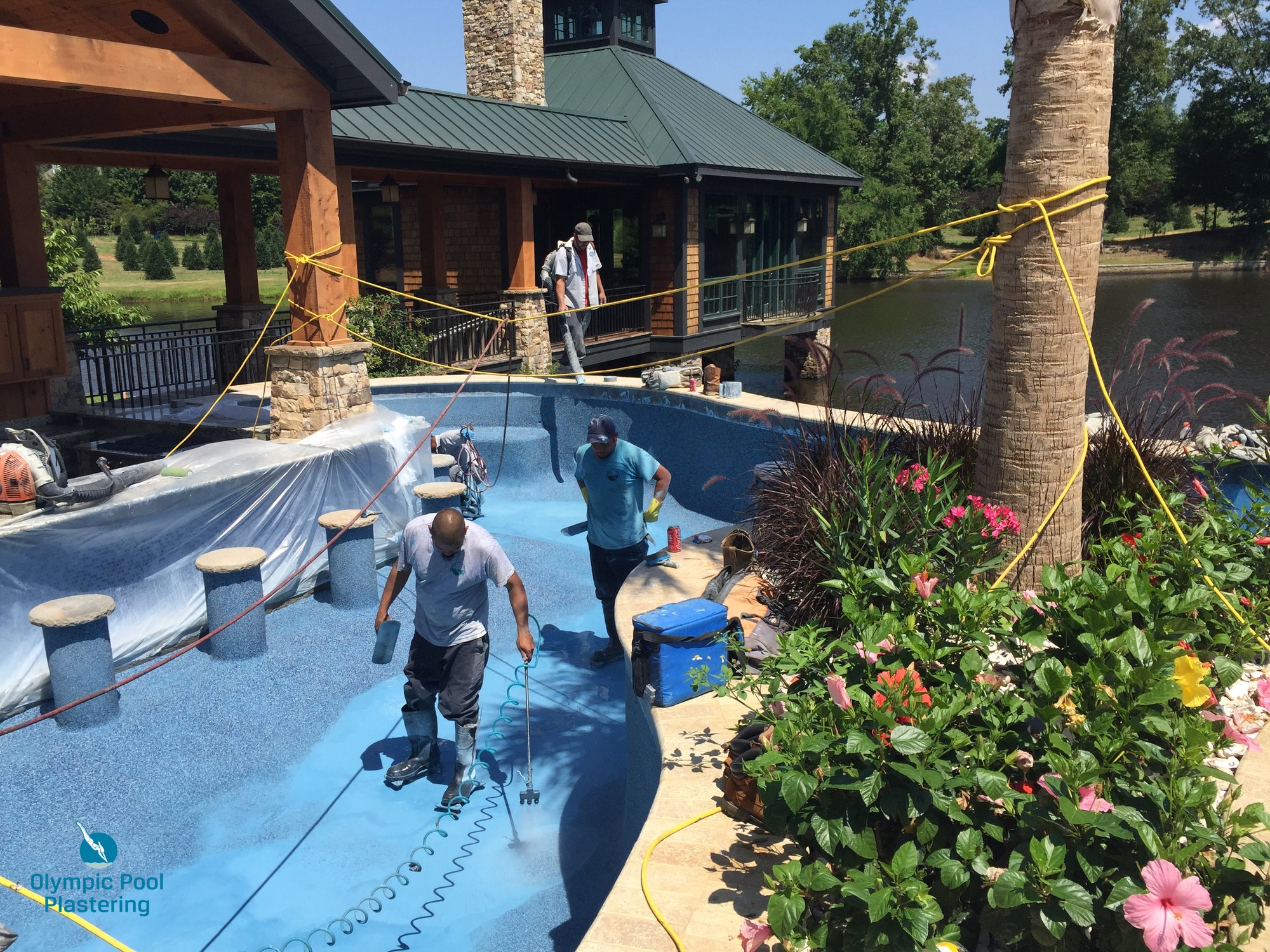 Finished pool renovation